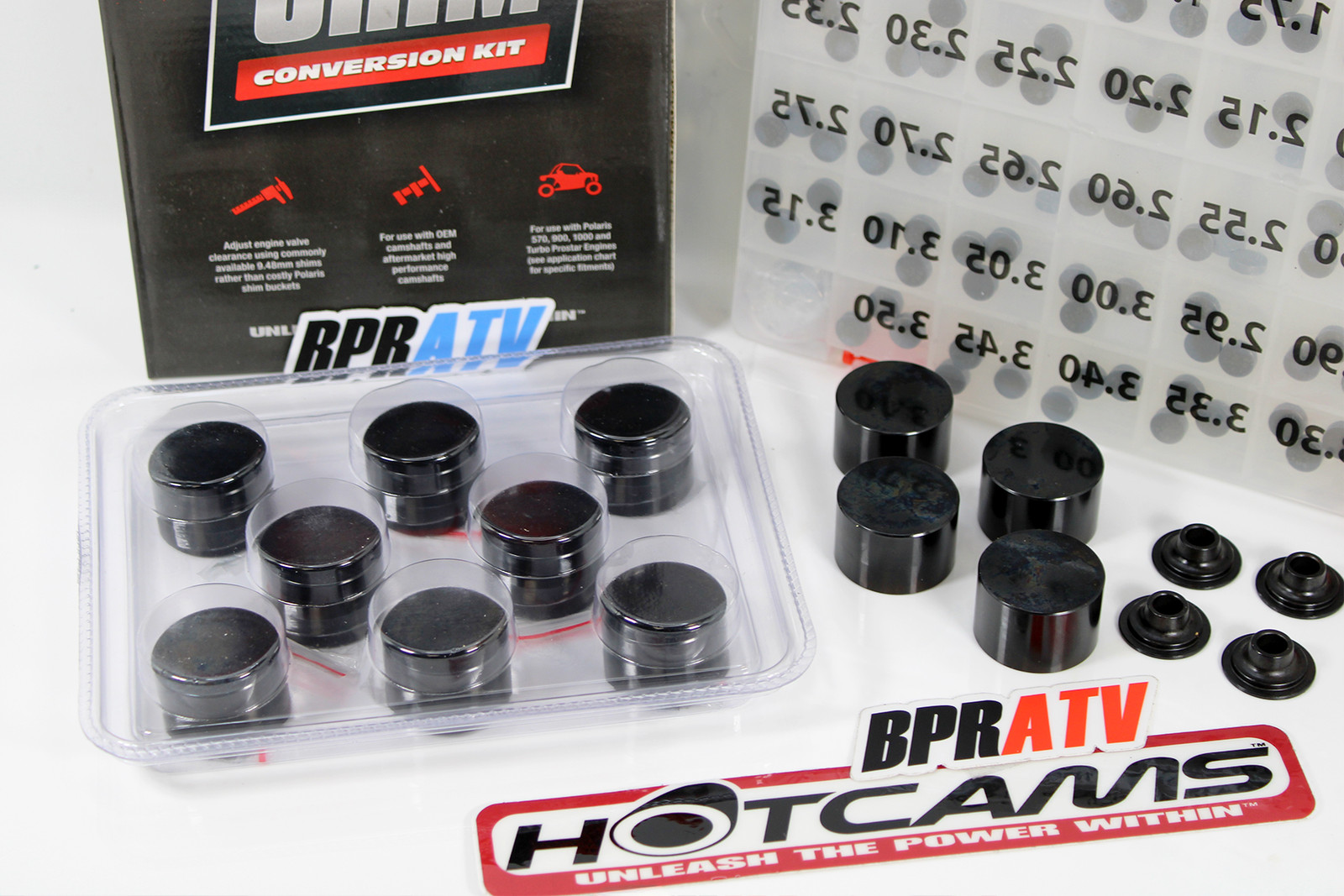 14-20 Polaris RZR 900 XP 900 Hot Cams Valve Shim Conversion Kit Hotcams Shim Kit