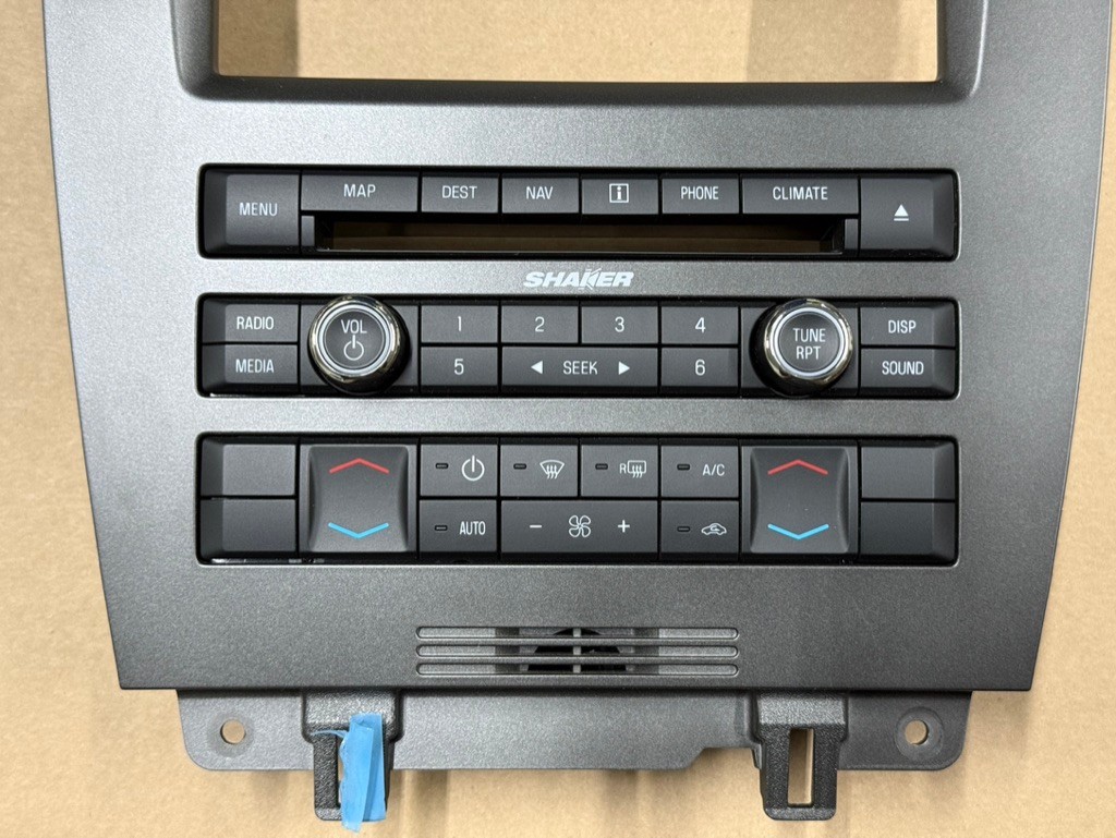 2013-2014 Ford Mustang GT500 Touch Screen Face Plate Radio Trim Piece 2011-2014