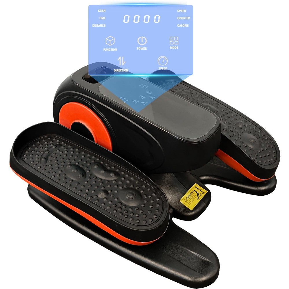 Under Desk Elliptical Machine,Leg Exerciser While Sitting for Seniors,Quiet &...