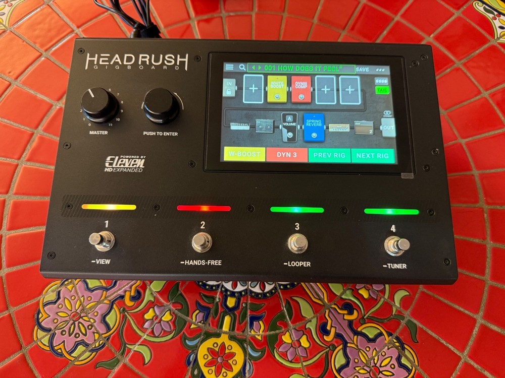 Headrush Gigboard Multi-Effect Unit/Amp Modeler EXCELLENT Condition!