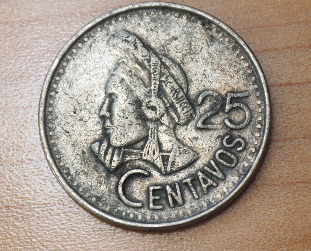 1991 Guatemala 25 Centavos