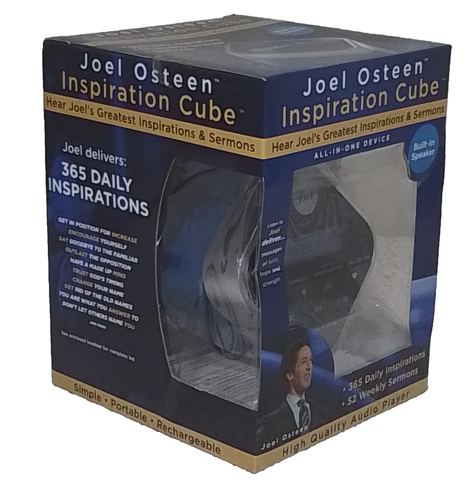 Joel Osteen Inspiration Cube Rechargeable Digital Audio Player