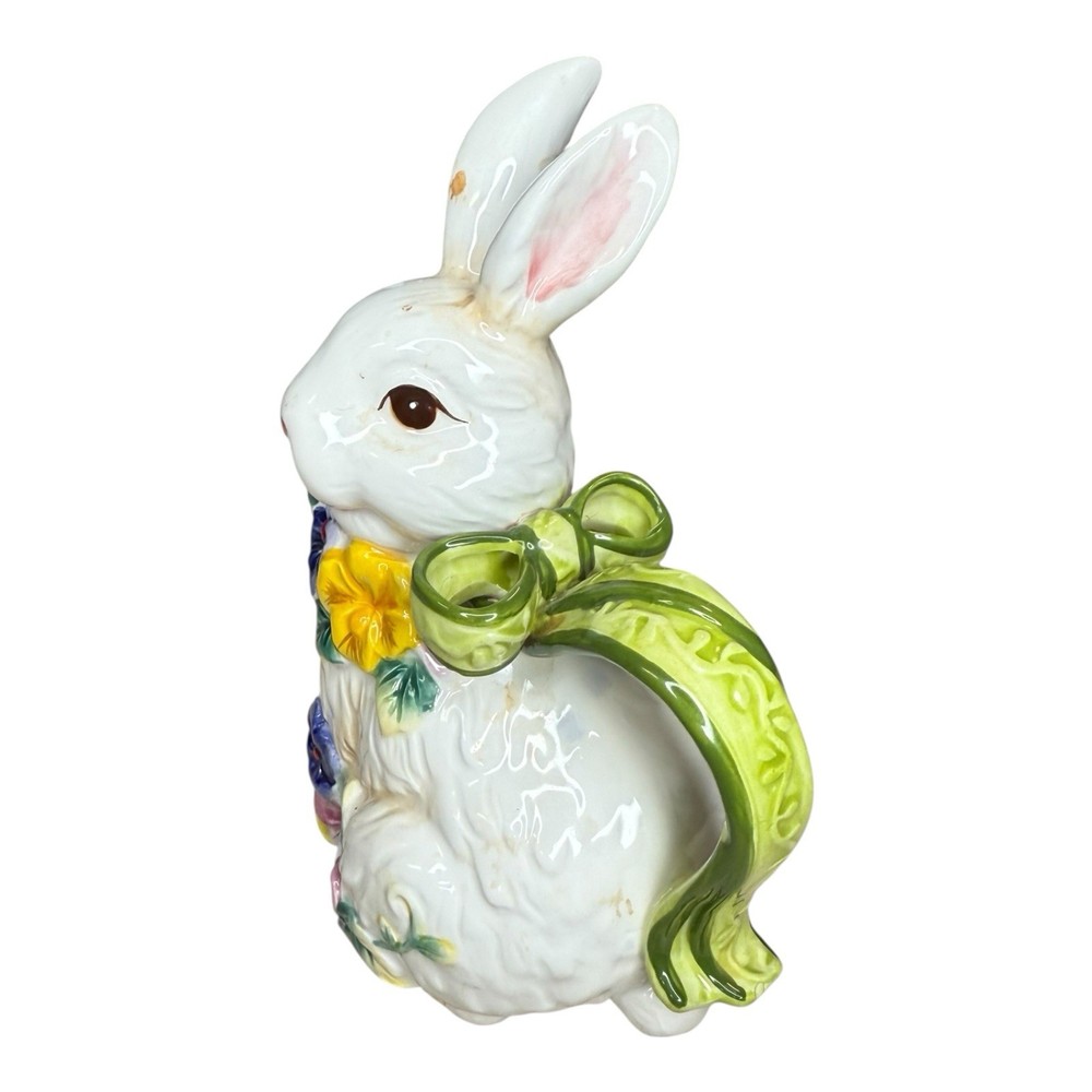 Corner Ruby Bunny Pitcher Creamer by The Bunny Collection - Easter Decor