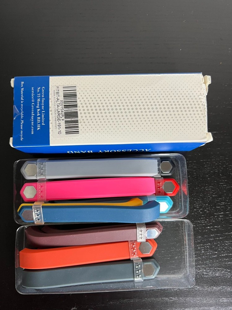 9 Large Fitbit Alta Bands, Greeninsync Accessory Replacement