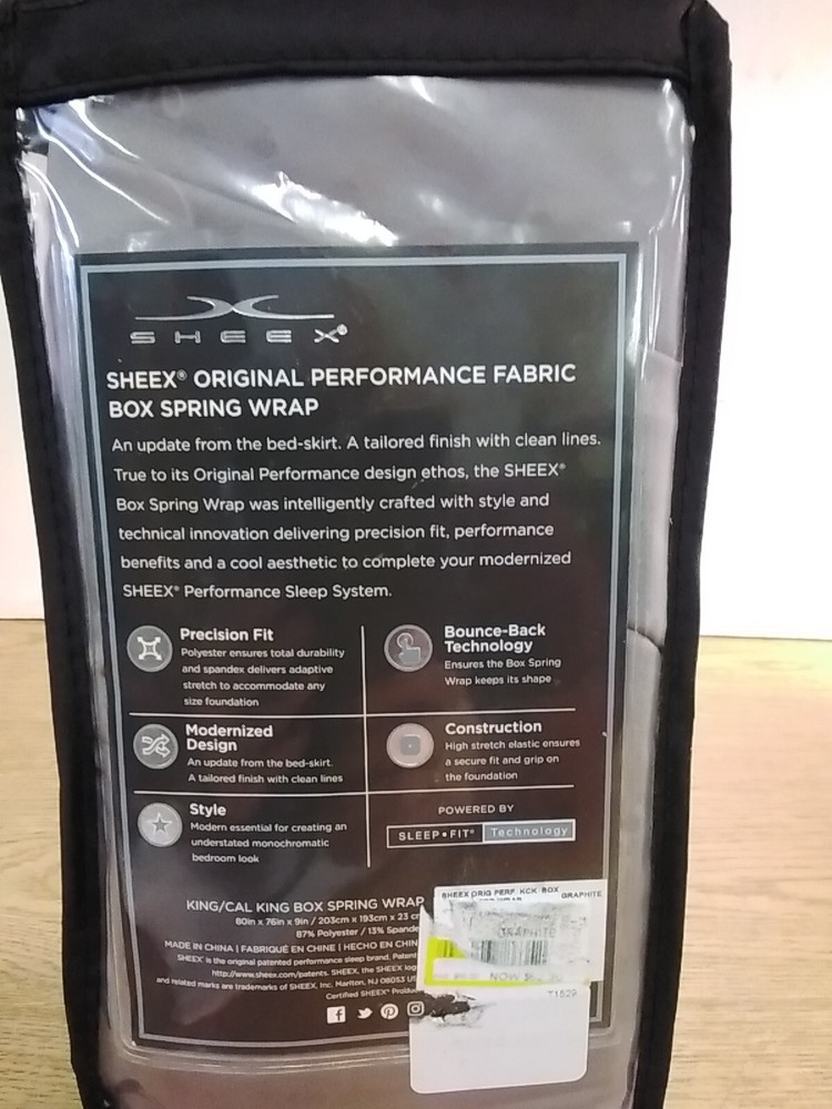 Sheex Original Performance Precision Fit Box Spring Wrap, King/ Cal King,...