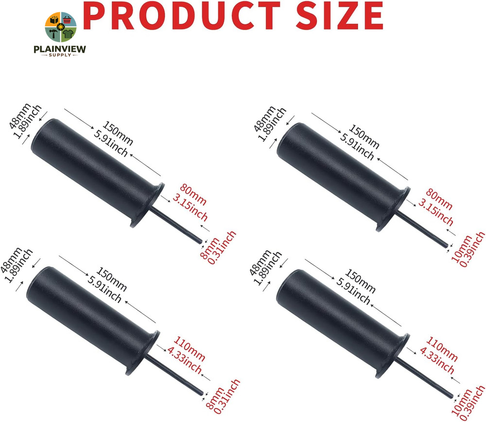 Weight Stack Pin with Spring Clip Collar Weight Stack Extender Pin for Cable Mac