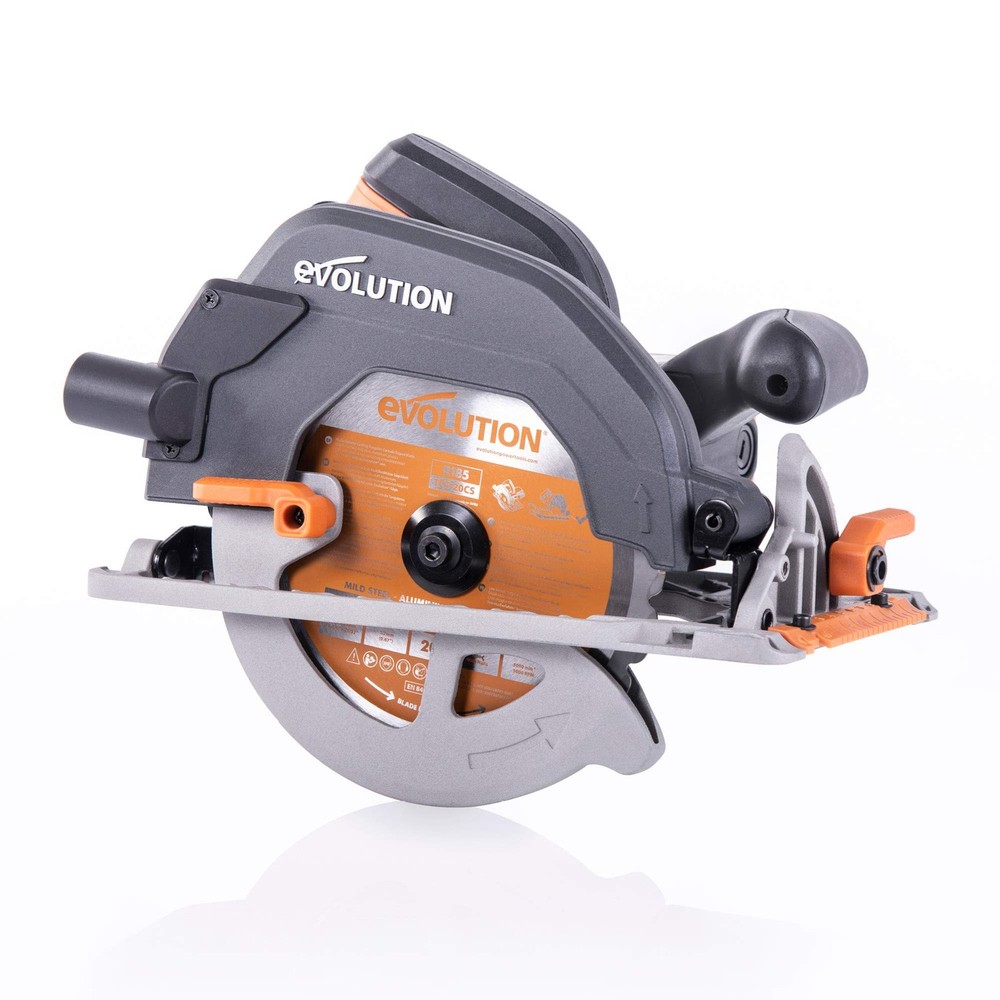 Evolution Power Tools R185CCS 71/4" TCT MultiMaterial Cutting Circular Saw,