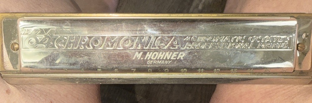 VTG M Hohner 64 Chromonica Chromatic Pro Model Harmonica w/ Case
