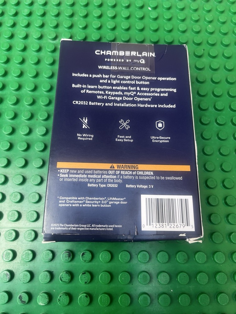 Chamberlain Powered By My Q Wireless Wall Control New Open Box
