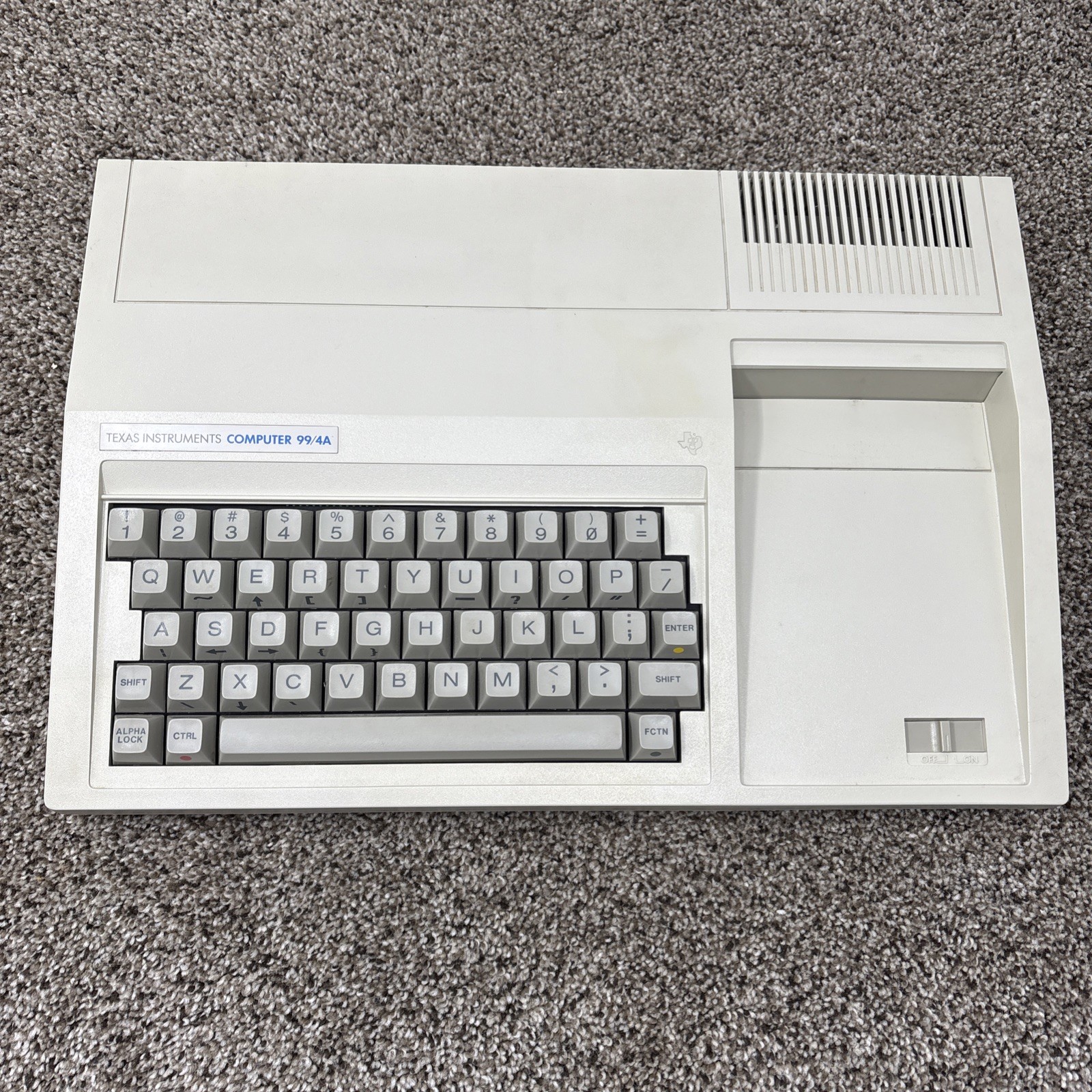 Texas Instruments TI-99/4A Home Computer In Box TESTED With Cables Games