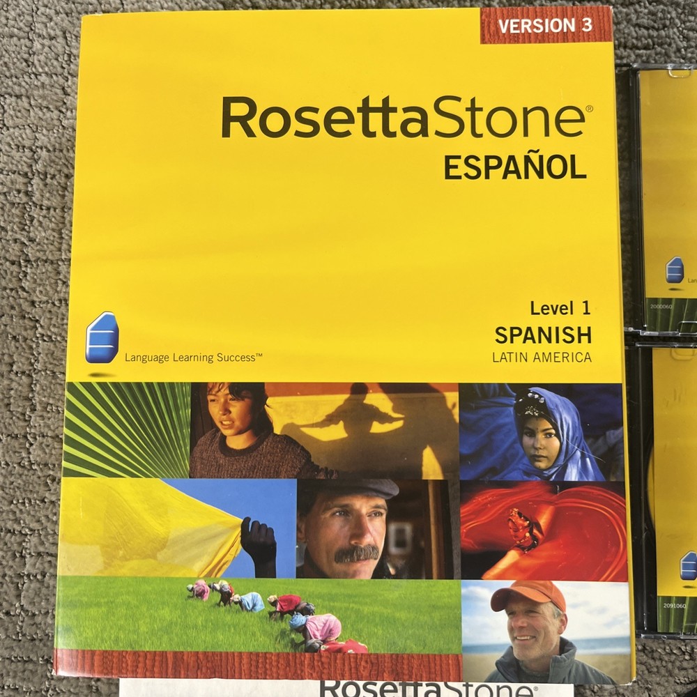 Rosetta Stone Spanish Level 1 Version 3 Complete With Headset