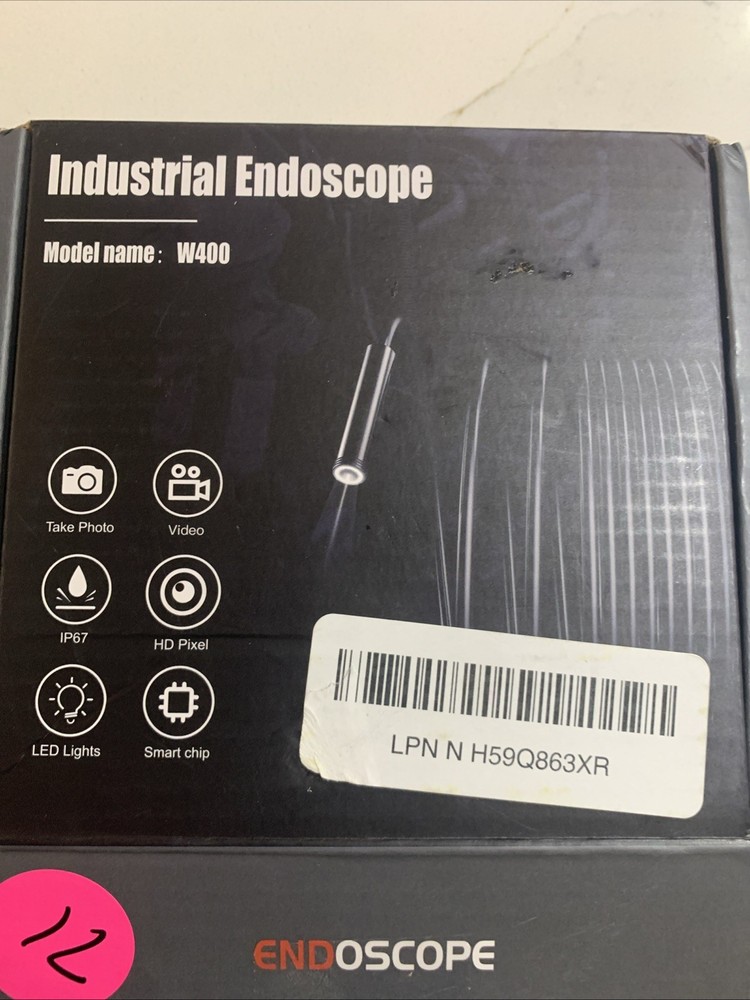 industrial endoscope borescope camera with light, 16.4 ft Length