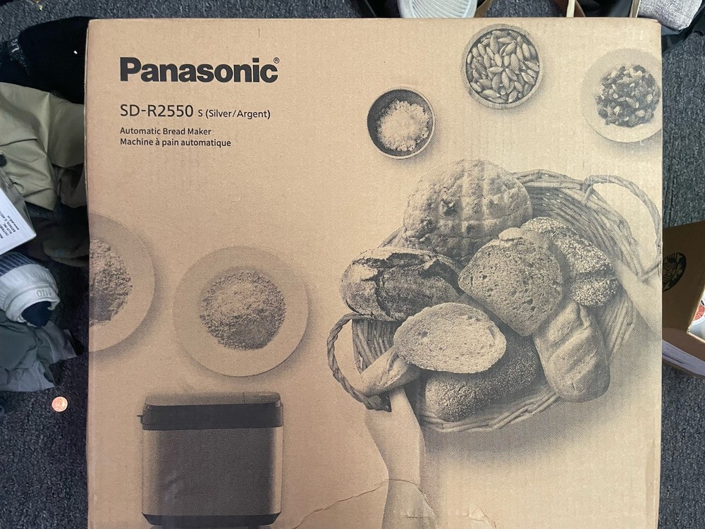 Panasonic SD-R2550 S Silver Automatic Bread Maker Machine