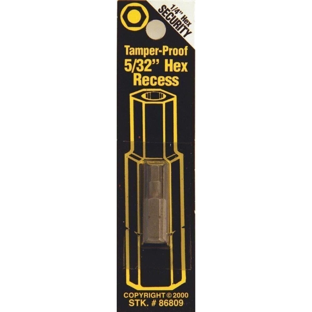 Best Way Tools 5/32" Hex Security Bit