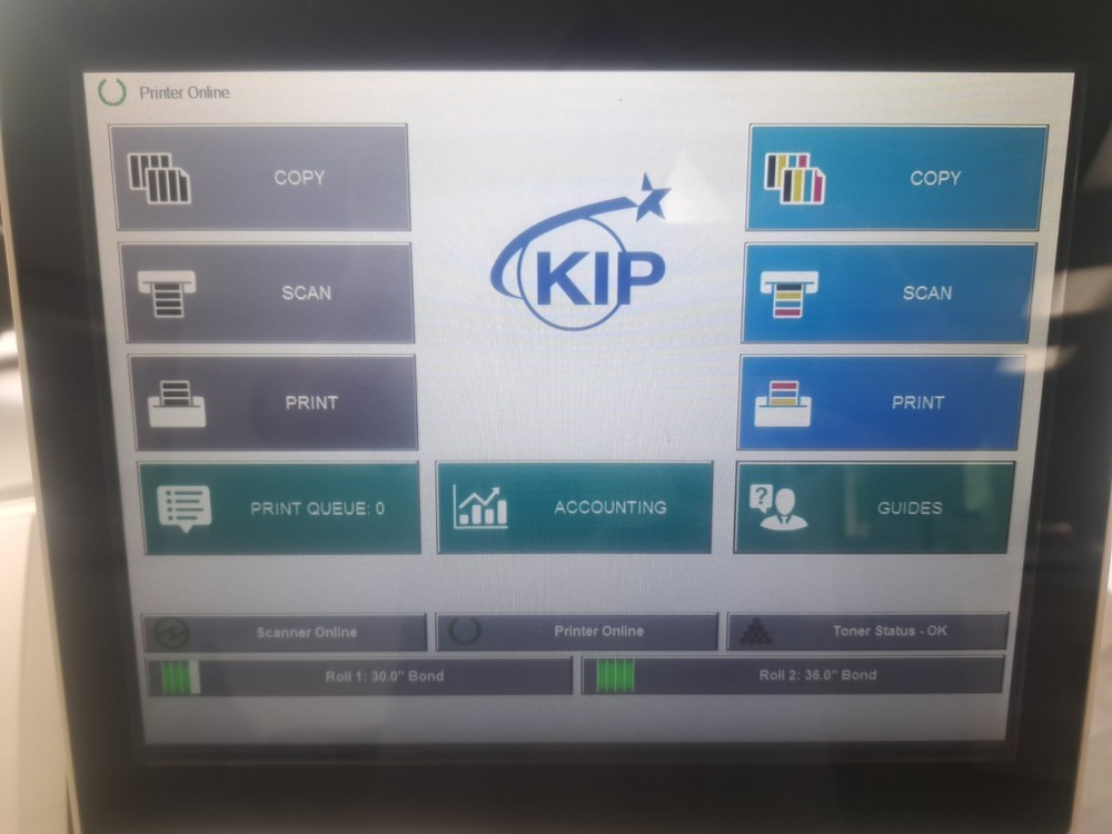 Kip 7170 2 Roll Wide Format Plotter MFP Refurbished includes local Ship/install