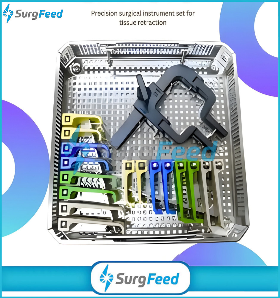 McCulloch Radiolucent Lumbar Retractor Set Spinal Instruments Set