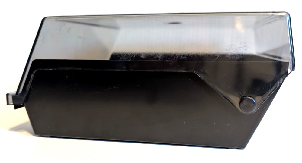 Diskette File 3.5 Floppy Disk Locking Storage Case w/ Keys & Dividers 8.5" x 9"
