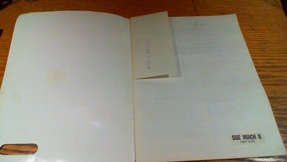 SGE Mach II User Guide Applied Research & Technology FREE SHIPPING