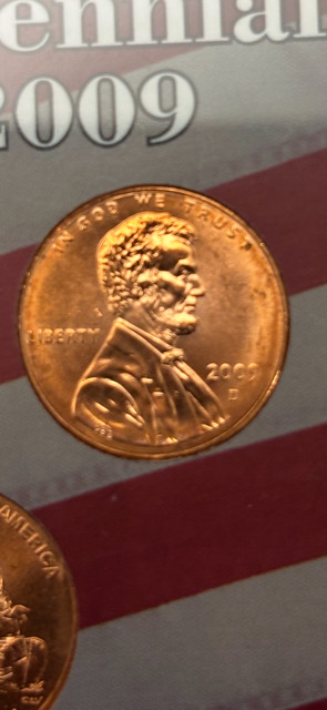 Lincoln Bicentennial Cents 1809-2009 - Five Coin Set! in case