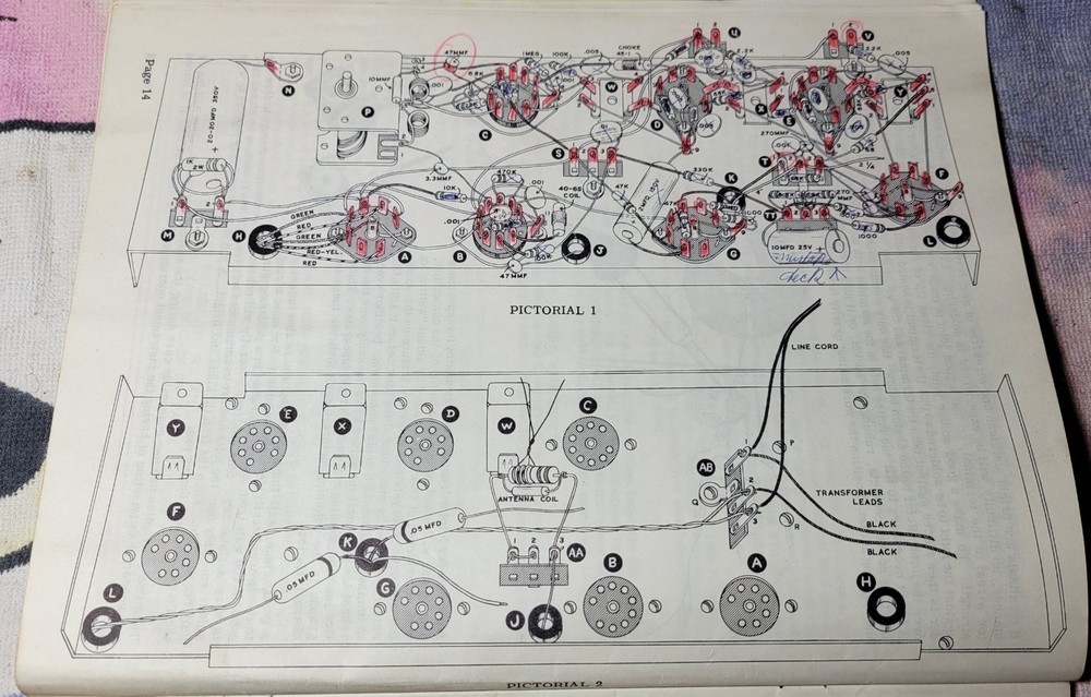 *Original* Heathkit Model FM-3 Frequency Modulation Tuner Assembling Manual