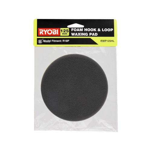 Ryobi 125mm Hook & Loop Foam Waxing Pad