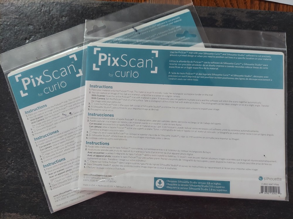 Silhouette Curio PixScan Mat 8.5"x6" 2-PACK