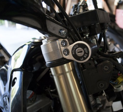 For Suzuki DRZ 400 SM Supermoto - New Key Ignition Switch Relocation Bracket US