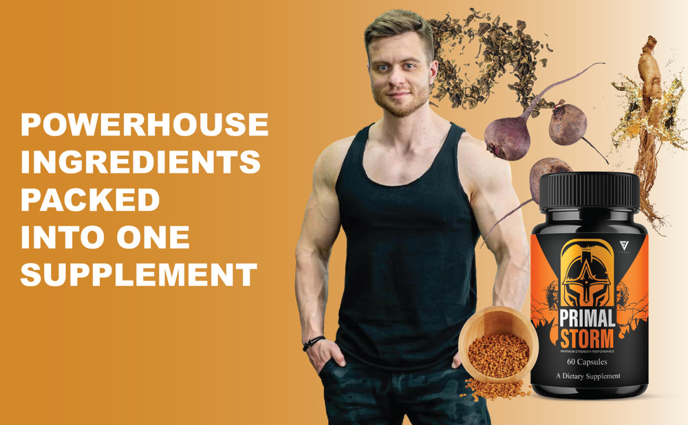 (3 Pack) Primal Storm Performance Support, PrimalStorm Capsules (180 Capsules)