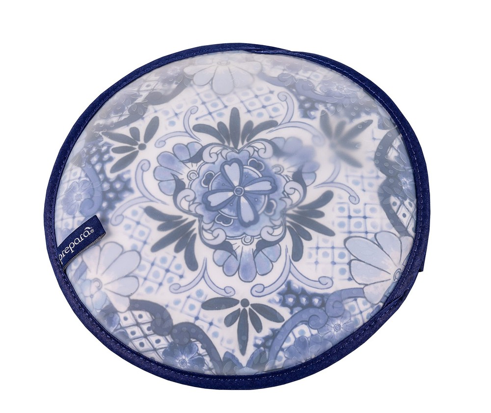 Tortilla Warmer Fabric And Silicone, Blue