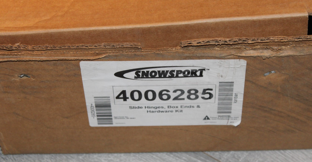 SnowSport 4006285 SLIDE HINGES , BOX ENDS & HARDWARE KIT