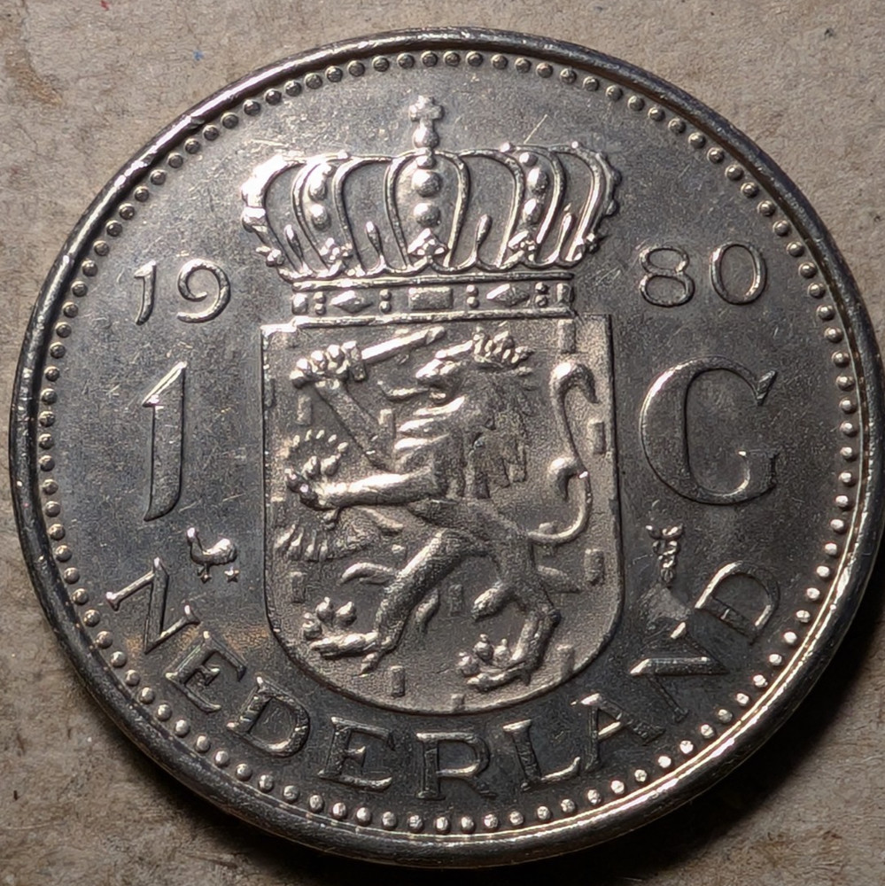 Netherlands 1 gulden 1980