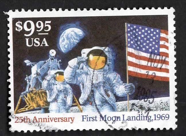 USED. # 2842    $9.95 First Moon Landing