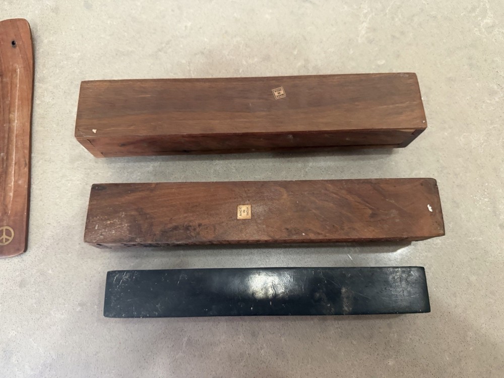 Vintage Incense Boxes/ Stick Holders