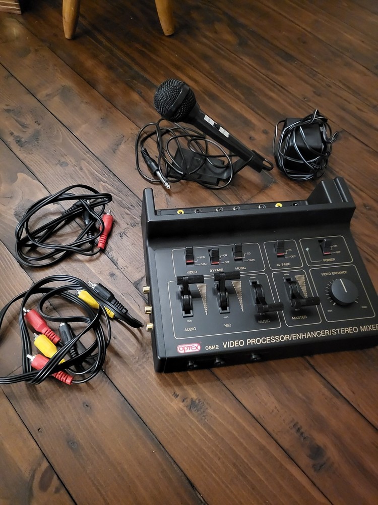 Vintage OPTEX OSM2 Video Processor Enhancer Fully Functional