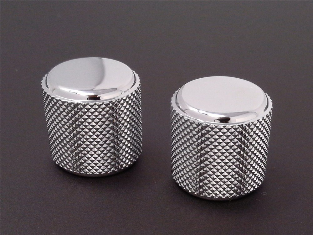 True Custom Shop®1964 Exact Reproduction Chrome Lite Weight Tele Knobs USA Size