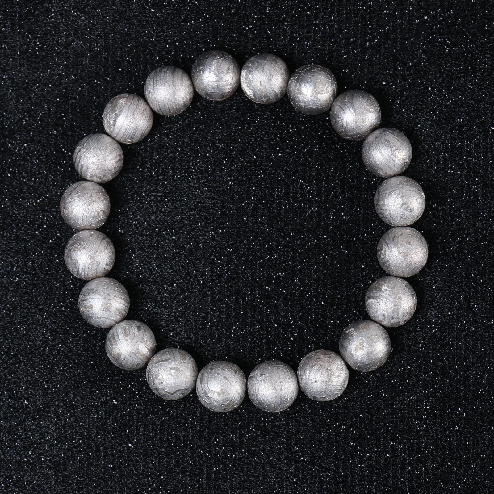 Meteorite bracelet, Natural Meteorite bangle, adjustable size