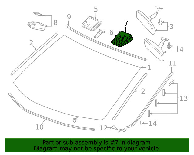 Genuine Honda Collision Avoidance Camera 36160-THR-A04