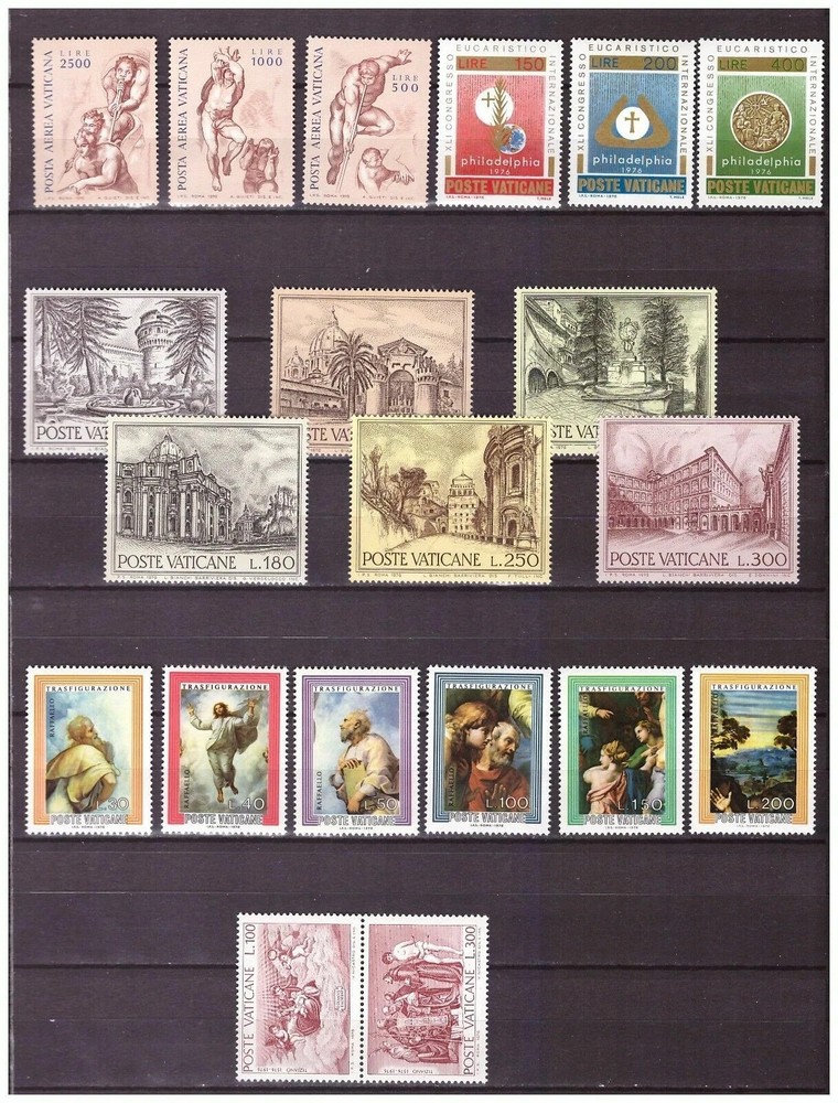 Vatican, 1976 year set, 20v, MNH