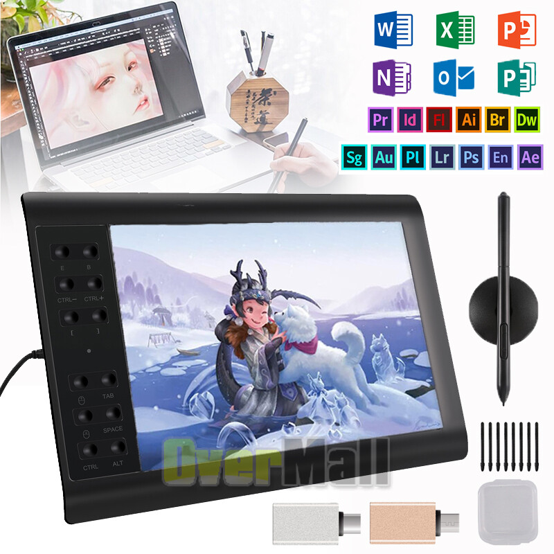 VIN1060 Plus Graphic Drawing Tablets Digital Pen Tablet for Mac, Windows Android
