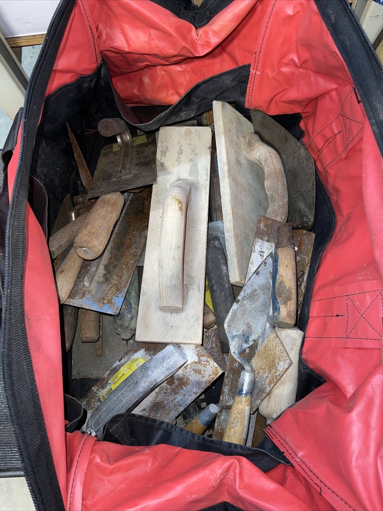 Marshalltown Concrete Masonry￼ Tools Goldblatt Work Bag Used Condition