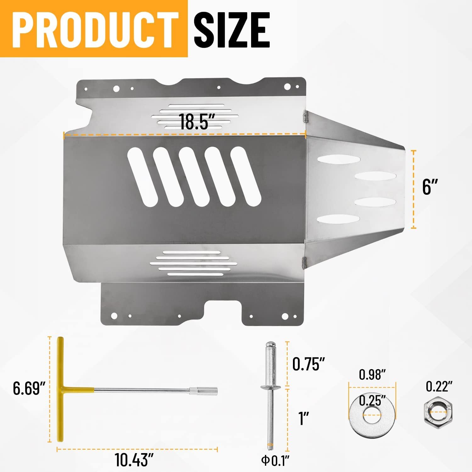 For 2015-2022 Mitsubishi Outlander Sport Catalytic Converter Anti Theft Shield