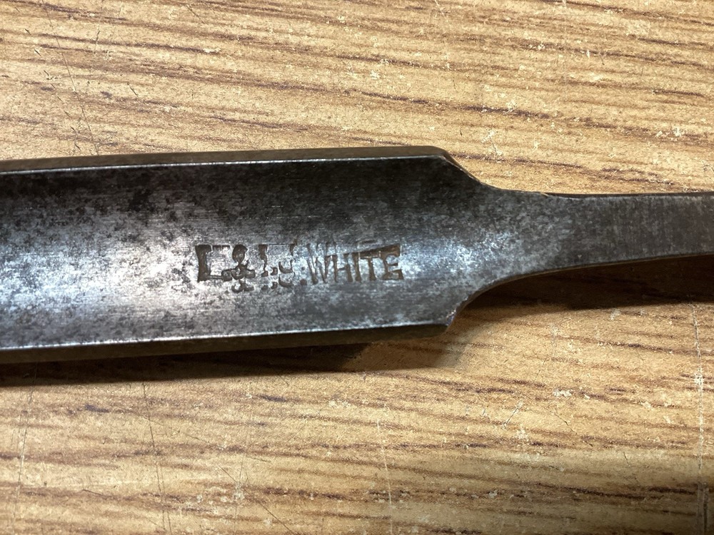 2 Antique L&I. J. White 1/2" And 3/4” Gouges 13” And 14” Long