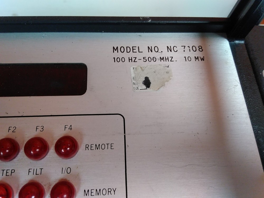 Power Tested Only Noise/Com NC 7108 Programmable Noise Generator AS-IS