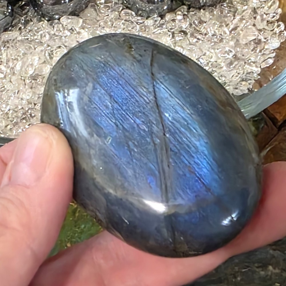 Labradorite Palm Stones- Extra Large- All Have Flash!