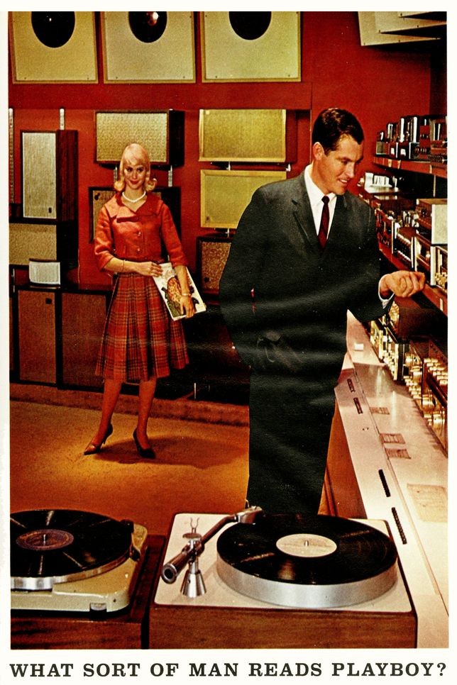 Mid-Century Glamour 🎩📰 'What Sort of Man Reads Playboy?' - 24x36” Print