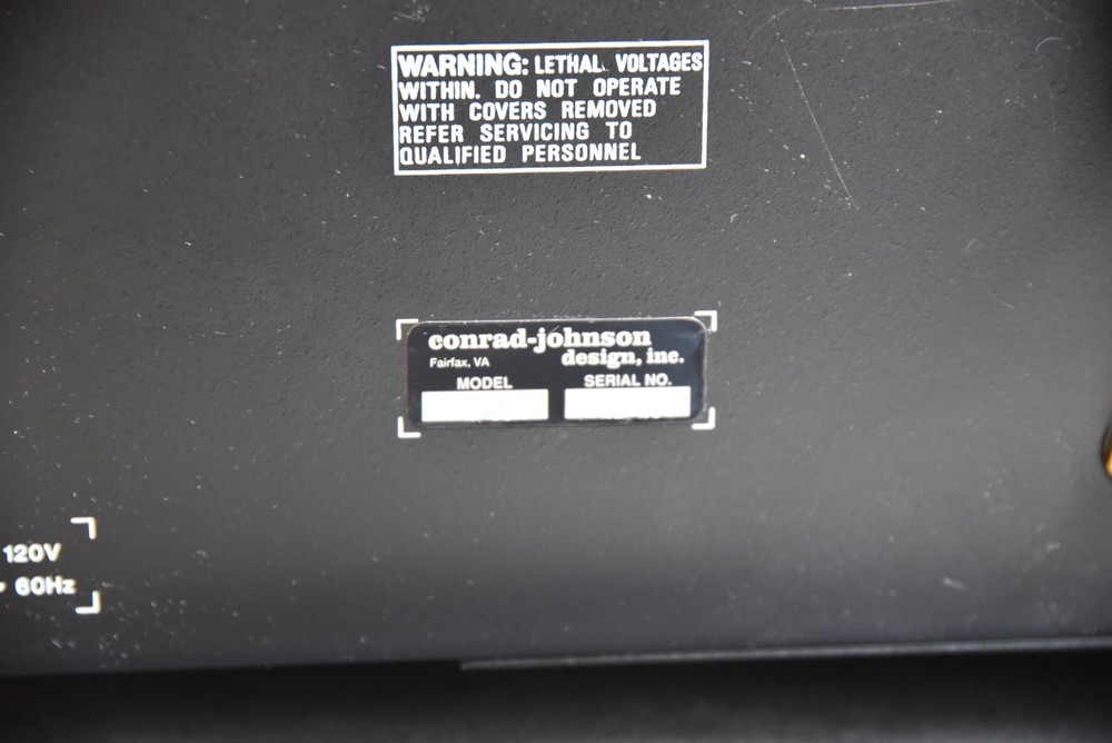 Conrad Johnson power amplifier MF 2500