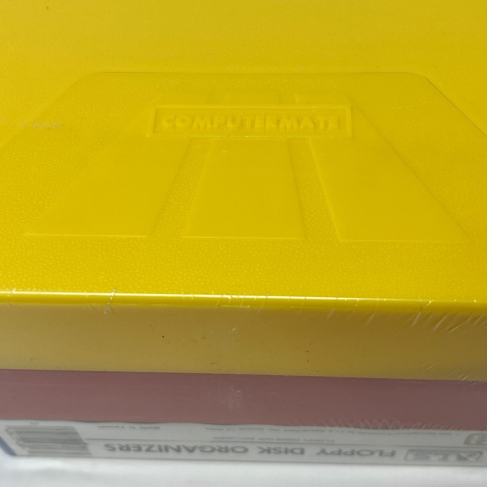 Vintage 3-Pack ALS Computermate Diskette Storage Box Floppy Disk Organizer