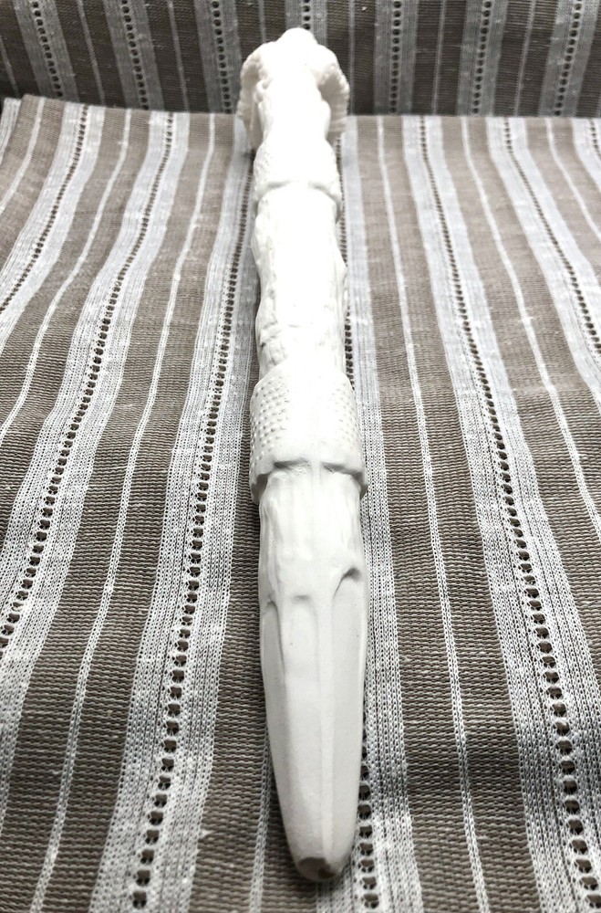 Native American Indian Claw Eagle Pipe Ceramic Bisque Ready to Paint