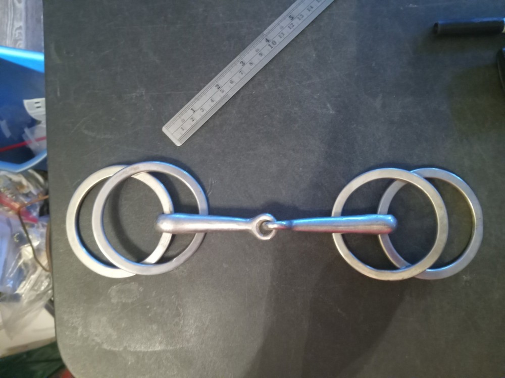 wilson snaffle bit riding driving 5 1/2 in mouth