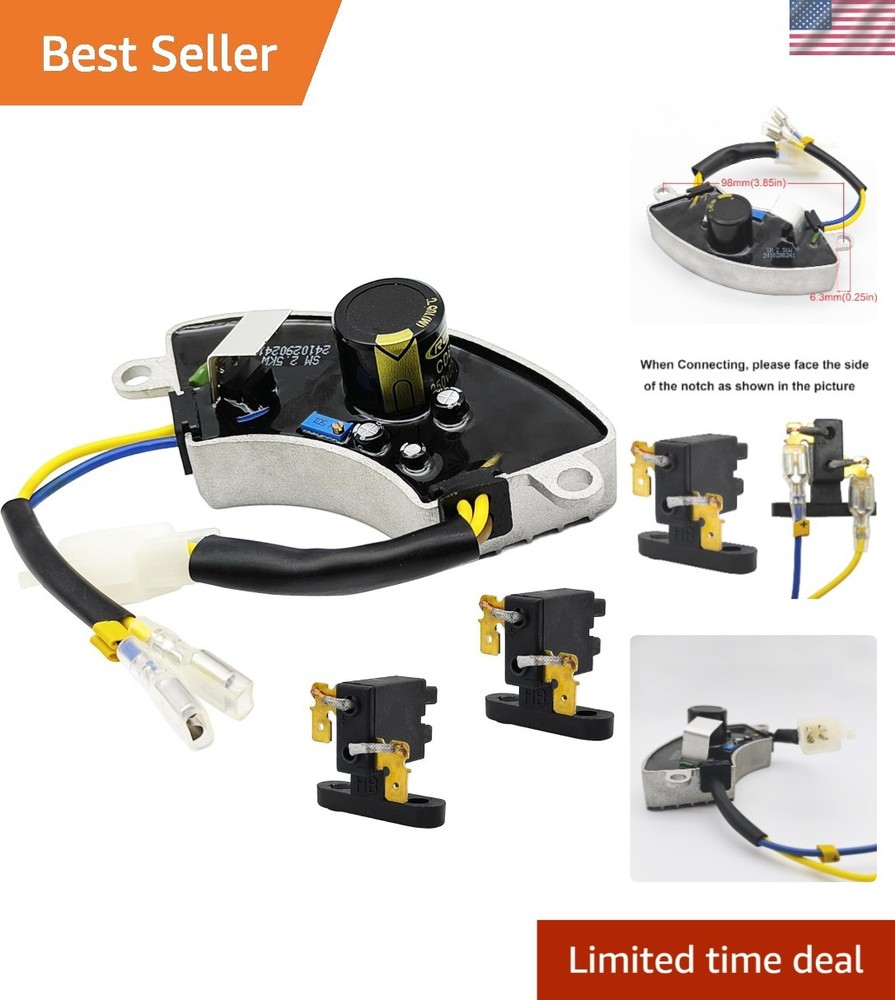 Durable Automatic Voltage Regulator for Efficient Power in 2500-4500W Generators